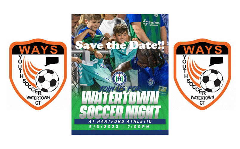 Save the Date - Watertown Soccer Night @ Hartford Athletic